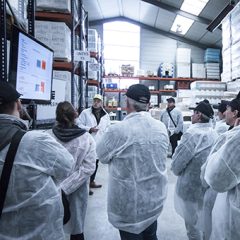 Visite de l'usine à l'occasion d'une formation Frayssinet sur les engrais et fertilisants