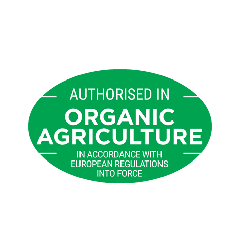 Authorized in organic agriculture