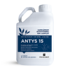 Produit ANTYS 15 EV dans son contenant, cet antioxydant naturel liquide est une solution d’engrais NPK avec oligo-éléments pour applications foliaires et au sol créée par Frayssinet