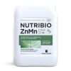 Visuel d'un bidon de NUTRIBIO ZnMn, un biostimulant nutritionnel zinc & manganèse créé par Frayssinet.