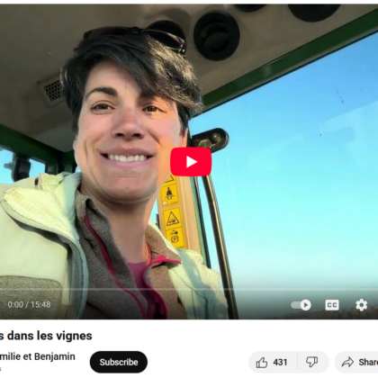 La Vitibio d’Émilie et Benjamin teste l’engrais FRAY7 !